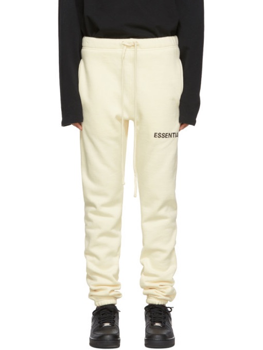 Essentials Kids Cream Logo Joggers